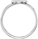 Continuum Sterling Silver Be Posh® Engravable Signet Ring