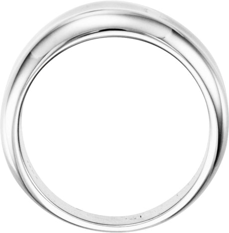 Sterling Silver Concave Ring