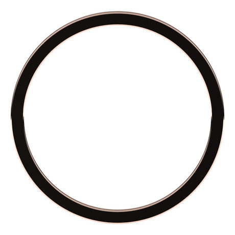 14K Rose Gold 1 mm Flat Band Size 7