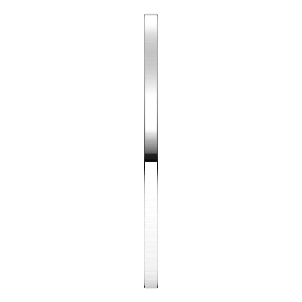 Sterling Silver 1 mm Flat Band Size 7