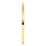 10K Yellow Gold 1 mm Flat Band Size 7