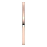 14K Rose 1 mm Flat Band