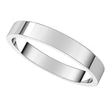 Sterling Silver 3 mm Flat Band