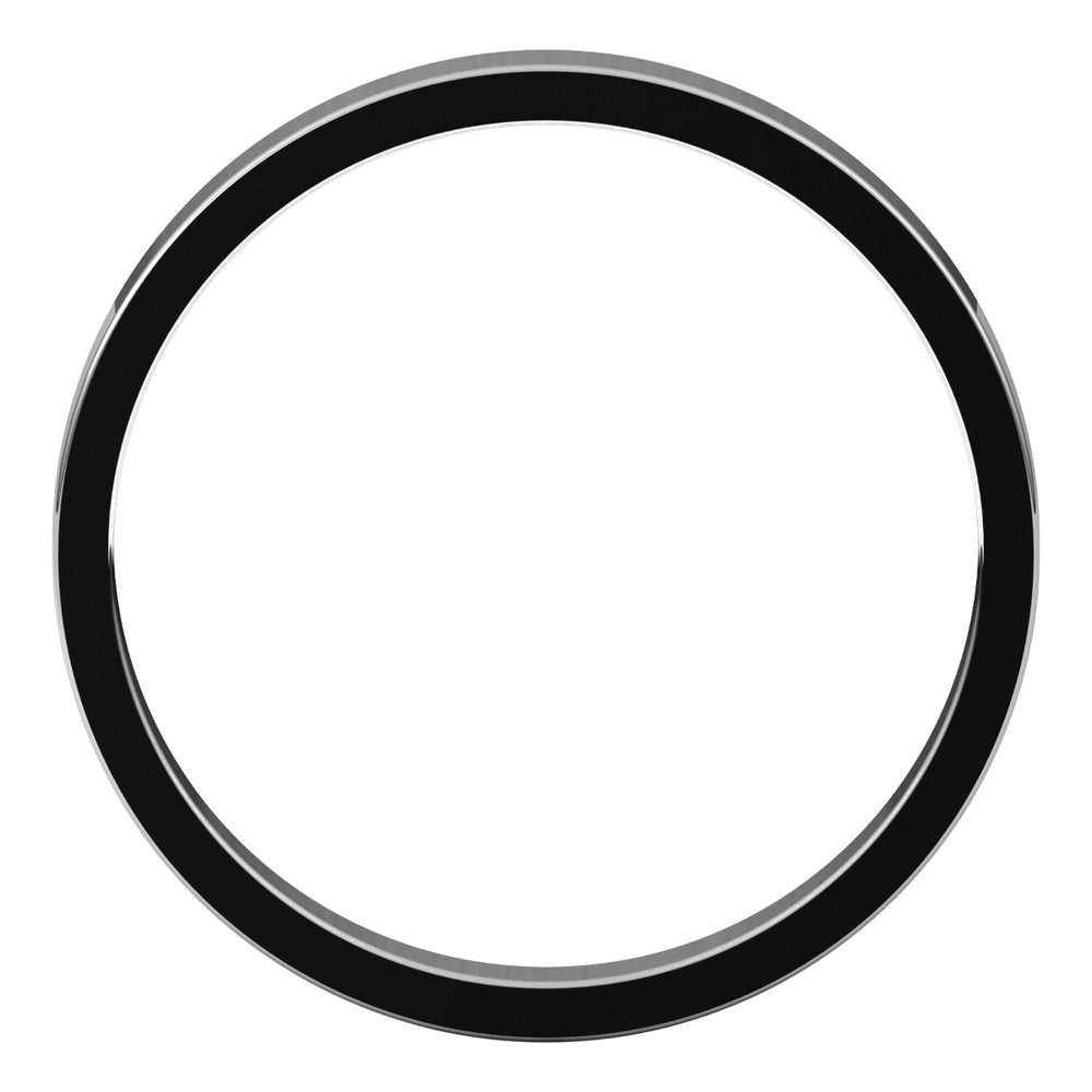 Palladium 2.5 mm Flat Band Size 10.5