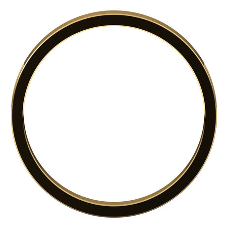10K Yellow Gold 2.5 mm Flat Band Size 5