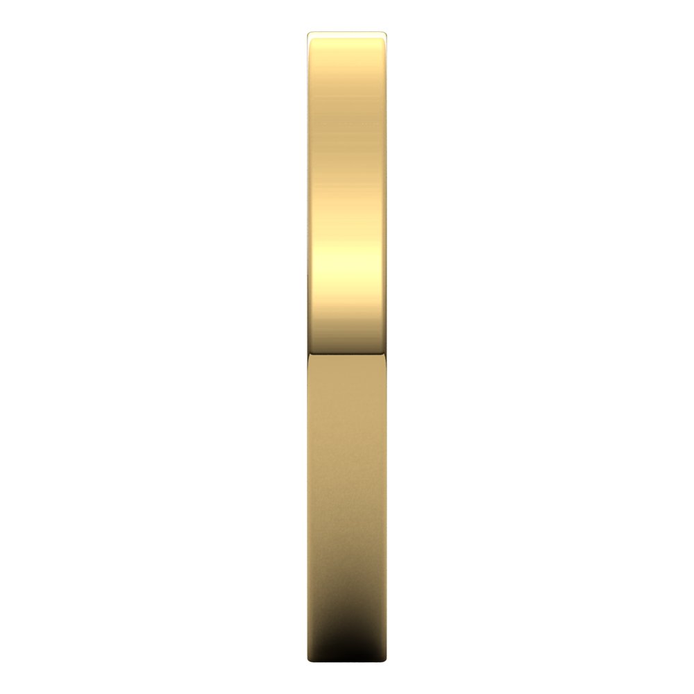 10K Yellow Gold 2.5 mm Flat Band Size 5