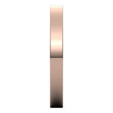 14K Rose Gold 2.5 mm Flat Band Size 5