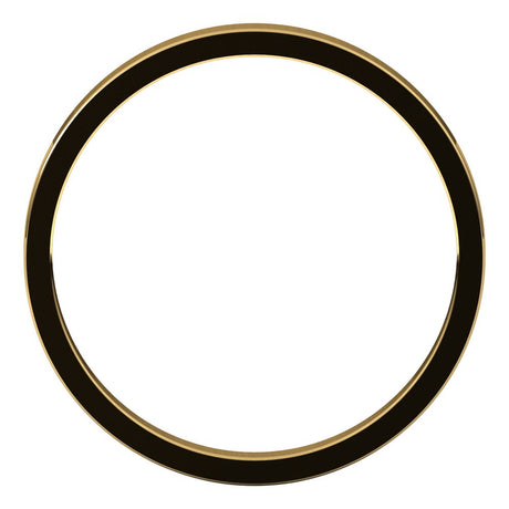 18K Yellow Gold 2 mm Flat Band Size 5