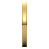 10K Yellow Gold 2 mm Flat Band Size 4