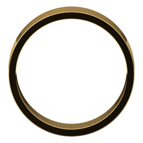 14K Yellow 6 mm Flat Band