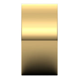 14K Yellow Gold 10 mm Flat Band Size 5.5