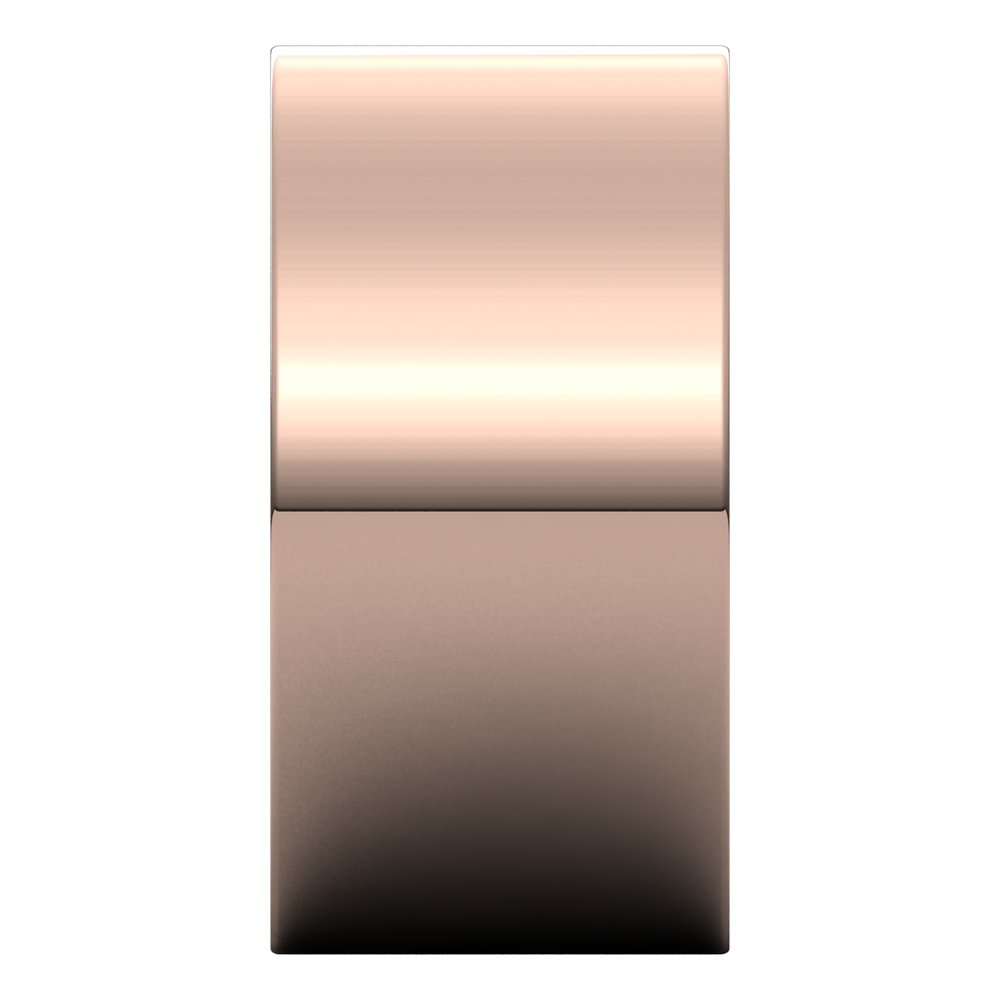 14K Rose 10 mm Flat Band Size 10
