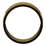 10K Yellow 8 mm Flat Band