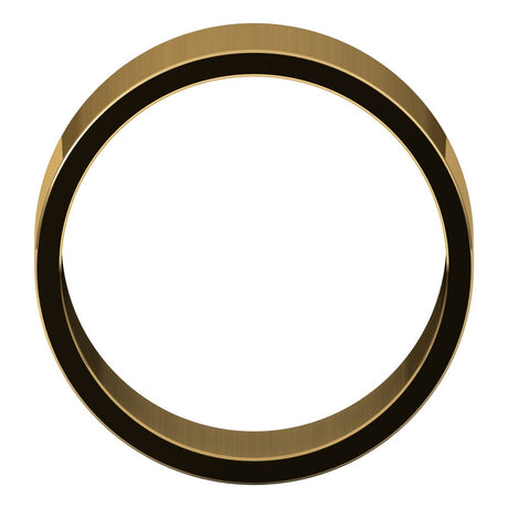 14K Yellow 9 mm Flat Band