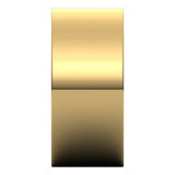 14K Yellow Gold 9 mm Flat Band Size 10