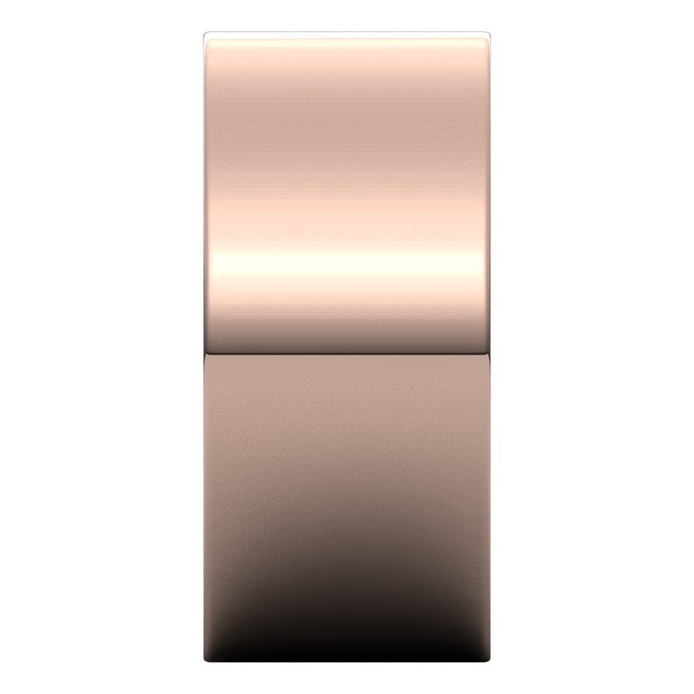 14K Rose 9 mm Flat Band Size 12