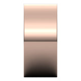 14K Rose 9 mm Flat Band Size 12