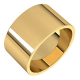 14K Yellow 11 mm Flat Band Size 5