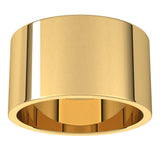 18K Yellow 11 mm Flat Band Size 7