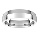 Continuum Sterling Silver 5 mm Knife Edge Comfort Fit Band