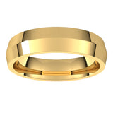 14K Yellow 5 mm Knife Edge Comfort Fit Band