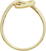 14K Yellow Knot Ring