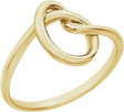 14K Yellow Knot Ring