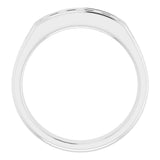 14K White 1/2 CTW Natural Diamond Band