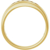 14K Yellow 1/6 CTW Natural Diamond Band