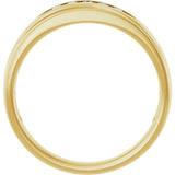 14K Yellow 1/6 CTW Natural Diamond Band