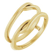 14K Yellow Ring Guard