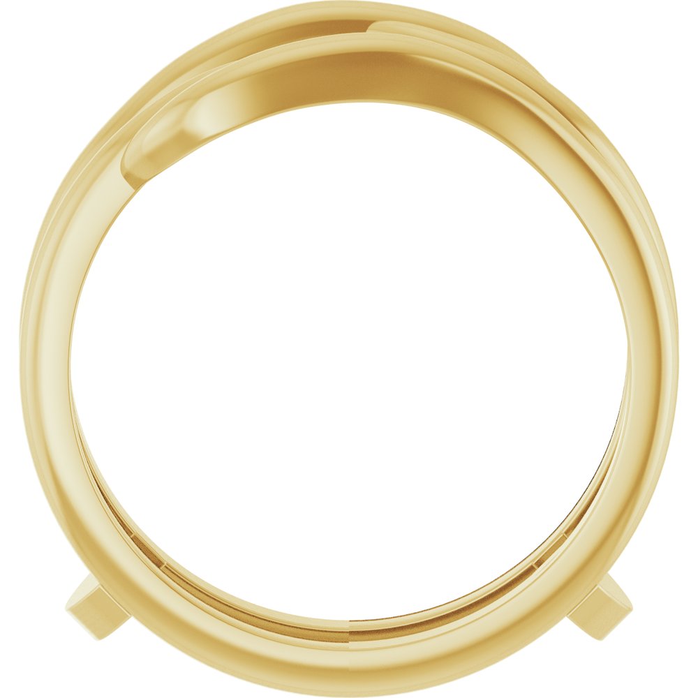 14K Yellow Ring Guard