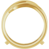 14K Yellow Ring Guard