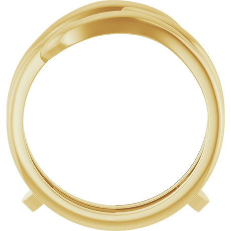 14K Yellow Ring Guard