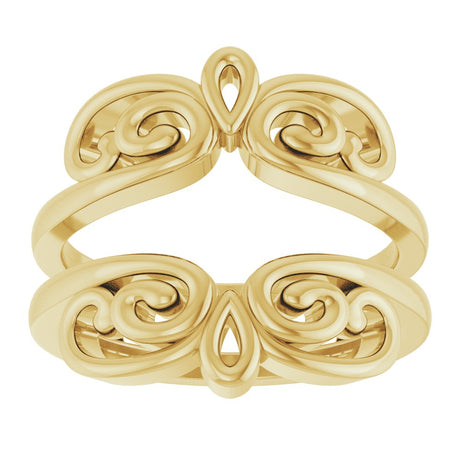 14K Yellow Bridal Ring Guard