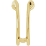 14K Yellow Ring Guard