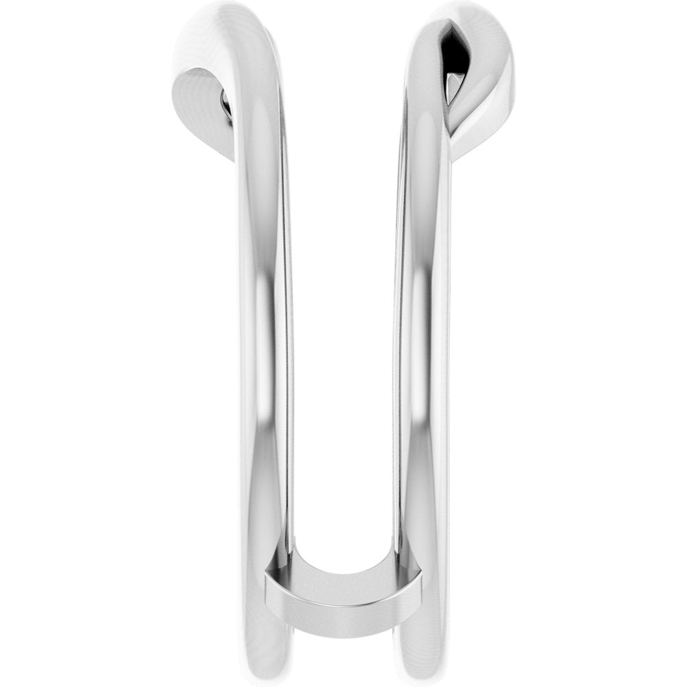 14K White Ring Guard