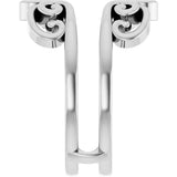 14K White Bridal Ring Guard