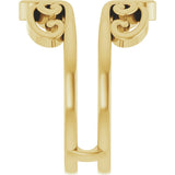 14K Yellow Bridal Ring Guard