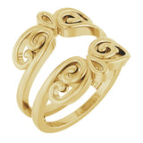 14K Yellow Bridal Ring Guard