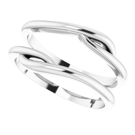 14K White Ring Guard