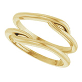 14K Yellow Ring Guard
