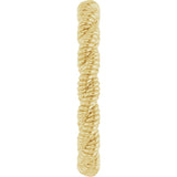 14K Yellow Gold Twisted Rope Band Size 7