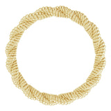 14K Yellow Twisted Rope Band