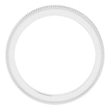 14K White 2.5 mm Sculptural Band