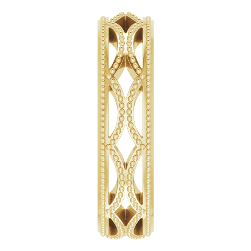 14K Yellow 5 mm Band Size 7