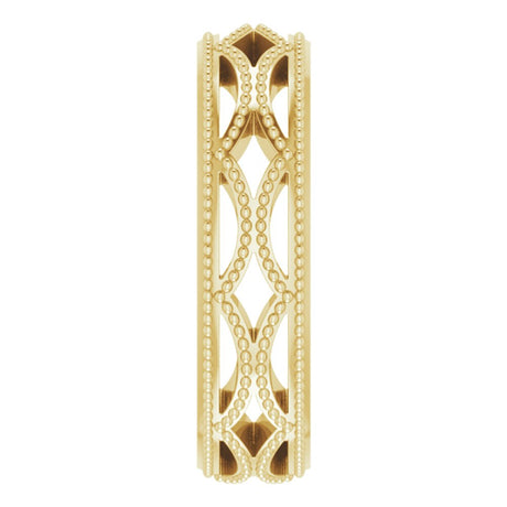 14K Yellow 5 mm Band Size 7