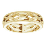 14K Yellow 5 mm Band Size 7