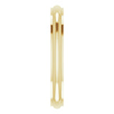 14K Yellow 2.5 mm Stepped-Edge Comfort-Fit Half Round Band