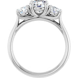 14K White Gold 1 3/4 CTW Lab-Grown Diamond Engagement Ring